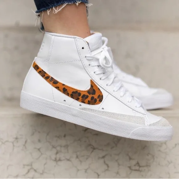 Nike | Shoes | Nike Blazer Mid 77 Leopard | Poshmark
